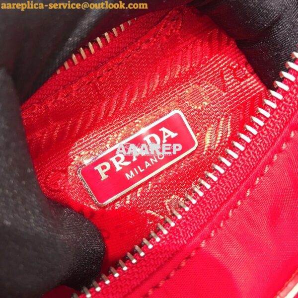 Replica Prada Re-Edition Nylon Multi-Pochette Bag 1BH204 Red 9