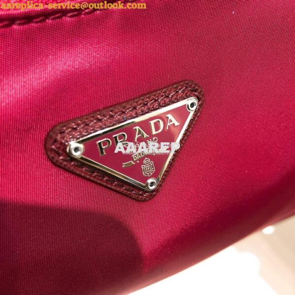 Replica Prada Re-Edition Nylon Multi-Pochette Bag 1BH204 Wine 7