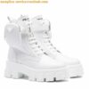 Replica Prada White Shearling Apres-ski Boots