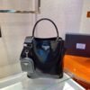 Replica Prada 1BA212 Medium Saffiano Leather Prada Panier Bag in Black 2