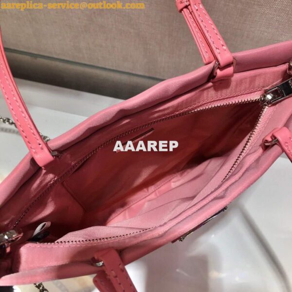 Replica Prada 1BA252 Nylon Handbag Pink 7