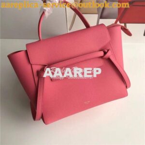 Replica Celine Belt Bag In coral Grained Calfskin 2 sizes 2