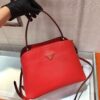 Replica Prada 1BA282 Medium Saffiano Leather Prada Matinee Bag Pink