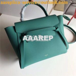 Replica Celine Belt Bag In peacock Green Grained Calfskin 2 sizes 2