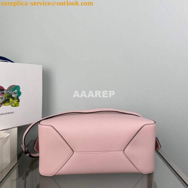 Replica Prada 1BA365 Medium leather handbag Alabaster Pink 4