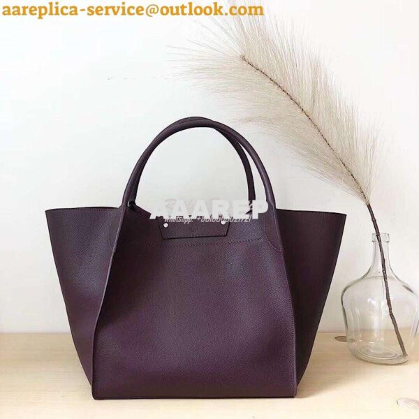 Replica Celine Big Bag In Supple Grained Calfskin 2 Sizes Wine 182863 5