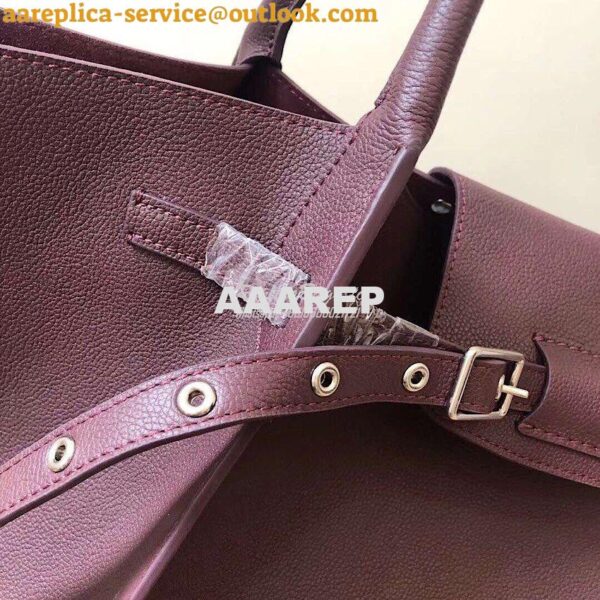 Replica Celine Big Bag In Supple Grained Calfskin 2 Sizes Wine 182863 6