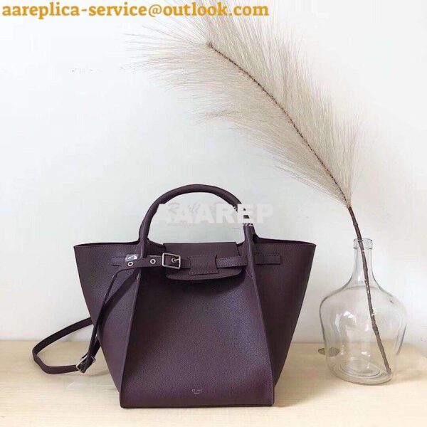 Replica Celine Big Bag In Supple Grained Calfskin 2 Sizes Wine 182863 11