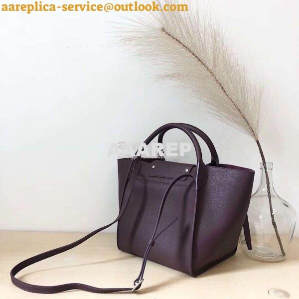 Replica Celine Big Bag In Supple Grained Calfskin 2 Sizes Wine 182863 12