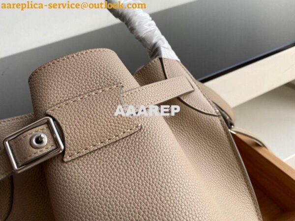 Replica Celine Big Bag Nano Bucket in Supple Grained Calfskin Beige 18 6