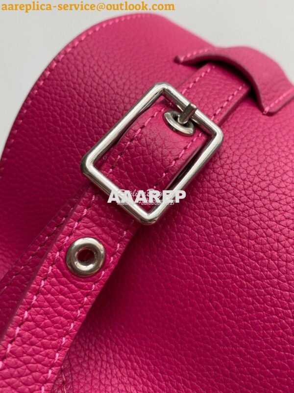 Replica Celine Big Bag Nano Bucket in Supple Grained Calfskin Fuschia 5