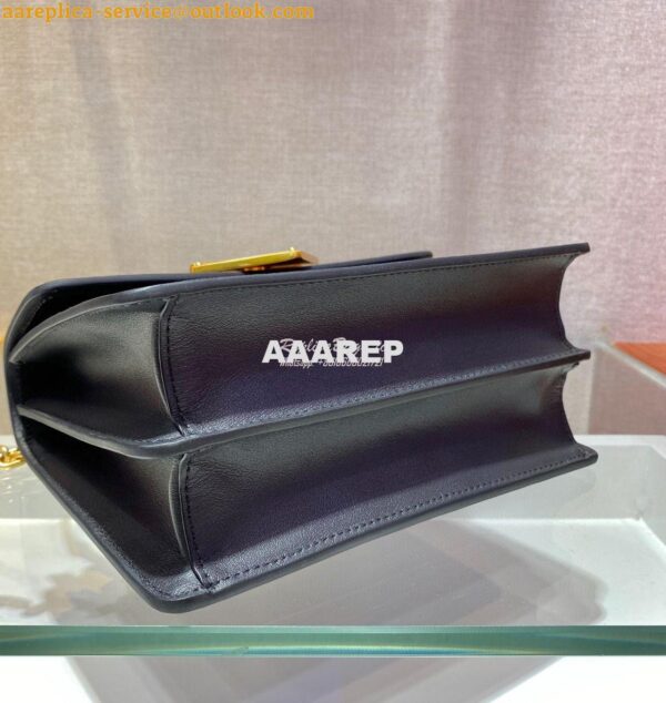 Replica Prada Saffiano Leather Symbole Bag 1BD270 Black 9