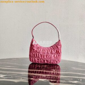 Replica Prada 1NE204 Prada Nylon and Saffiano Leather Mini Bag in Pink 2