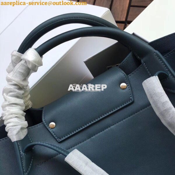 Replica Celine Big Bag With Long Strap In Smooth Calfskin Blue 183313 10