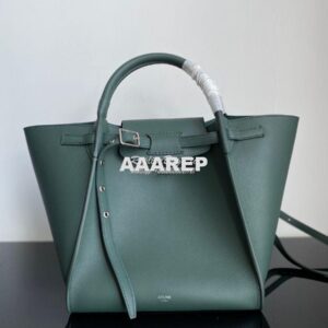 Replica Celine Big Bag With Long Strap In Smooth Calfskin Green 183313