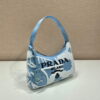 Replica Prada 1NE204 Prada Nylon and Saffiano Leather Mini Bag in Yellow