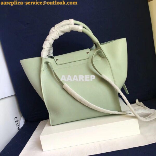 Replica Celine Big Bag With Long Strap In Smooth Calfskin Mint 183313 7