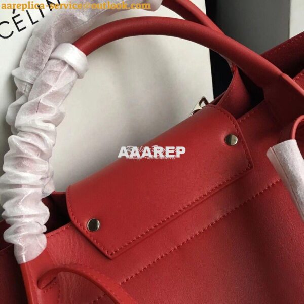 Replica Celine Big Bag With Long Strap In Smooth Calfskin Red 183313 9