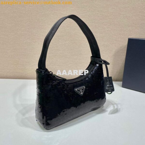 Replica Prada 1NE515 Re-Edition 2000 Re-Nylon mini-bag Black