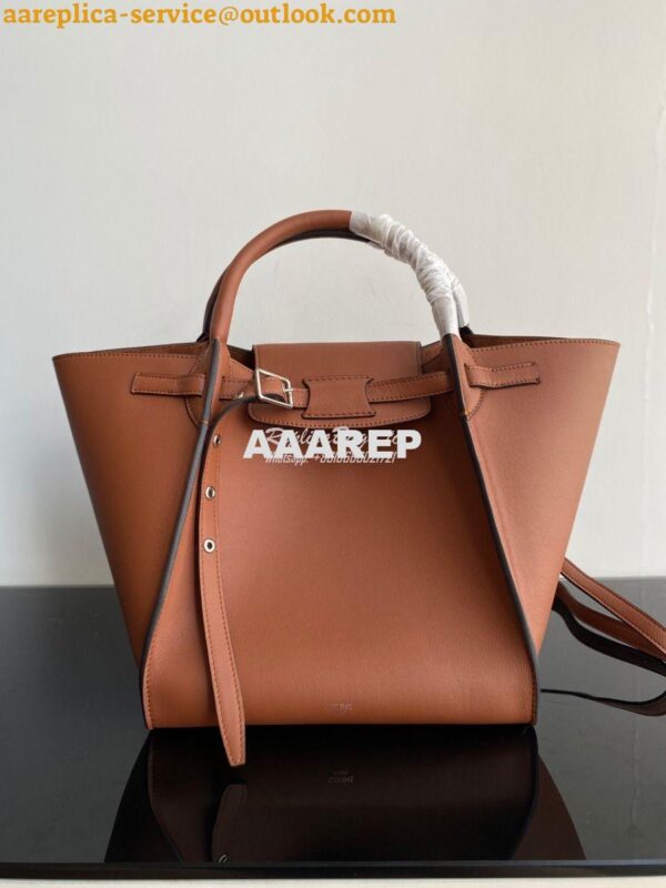 Replica Celine Big Bag With Long Strap In Smooth Calfskin Tan 183313 3