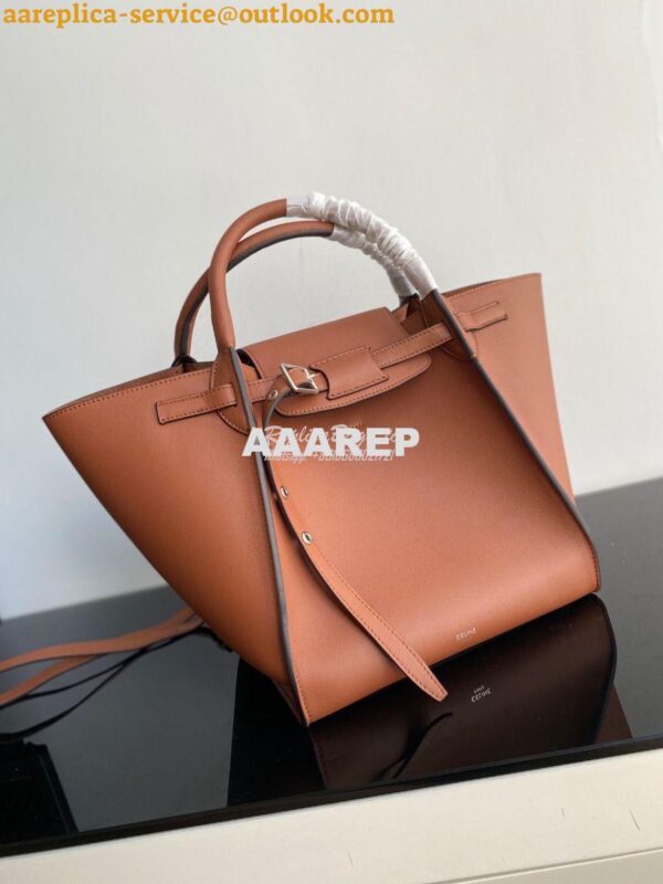 Replica Celine Big Bag With Long Strap In Smooth Calfskin Tan 183313 5