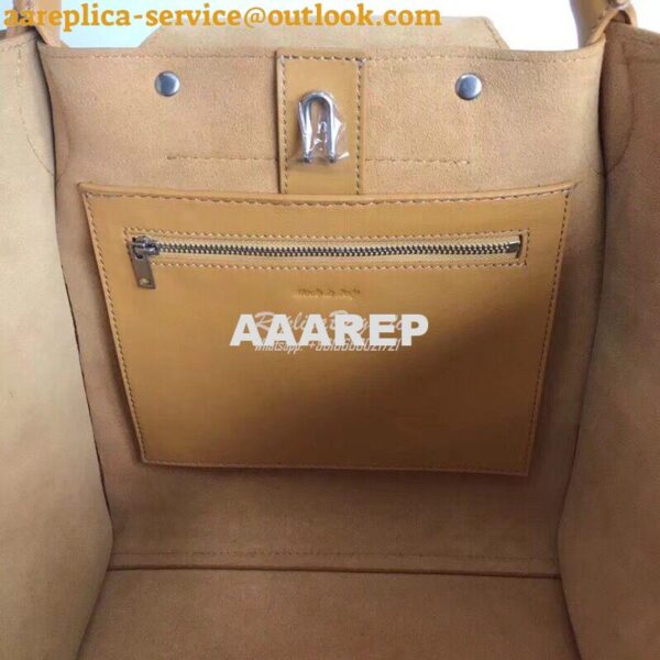 Replica Celine Big Bag With Long Strap In Smooth Calfskin Yellow 18331 10