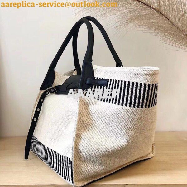 Replica Celine Big Bag With Long Strap In Textured Canvas 183313 4