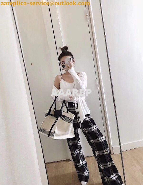 Replica Celine Big Bag With Long Strap In Textured Canvas 183313 16