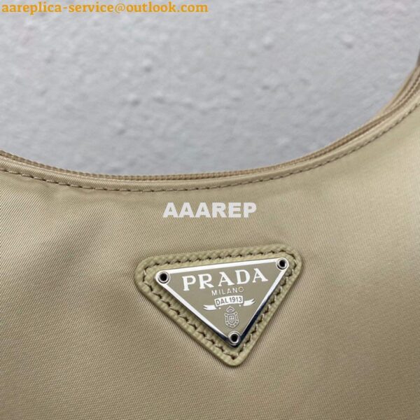 Replica Prada 1NE515 Re-Nylon Re-Edition 2000 mini-bag Apricot 7