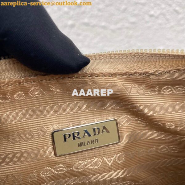 Replica Prada 1NE515 Re-Nylon Re-Edition 2000 mini-bag Apricot 8