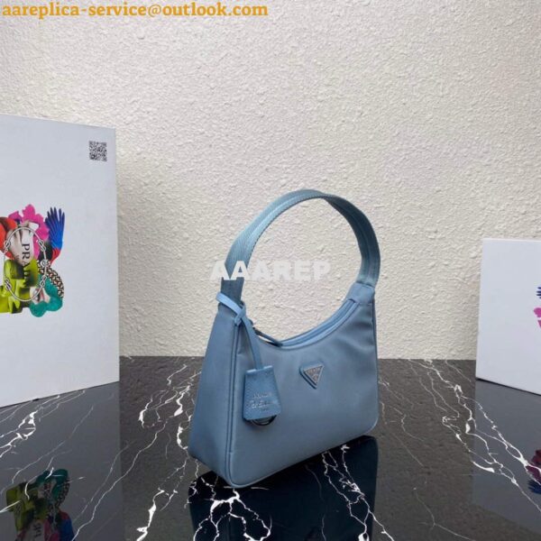 Replica Prada 1NE515 Re-Nylon Re-Edition 2000 mini-bag Blue 2