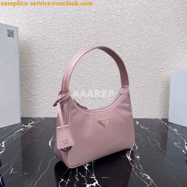 Replica Prada 1NE515 Re-Nylon Re-Edition 2000 mini-bag Light Pink 2