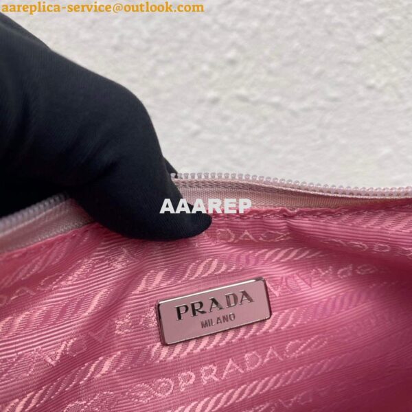 Replica Prada 1NE515 Re-Nylon Re-Edition 2000 mini-bag Light Pink 8