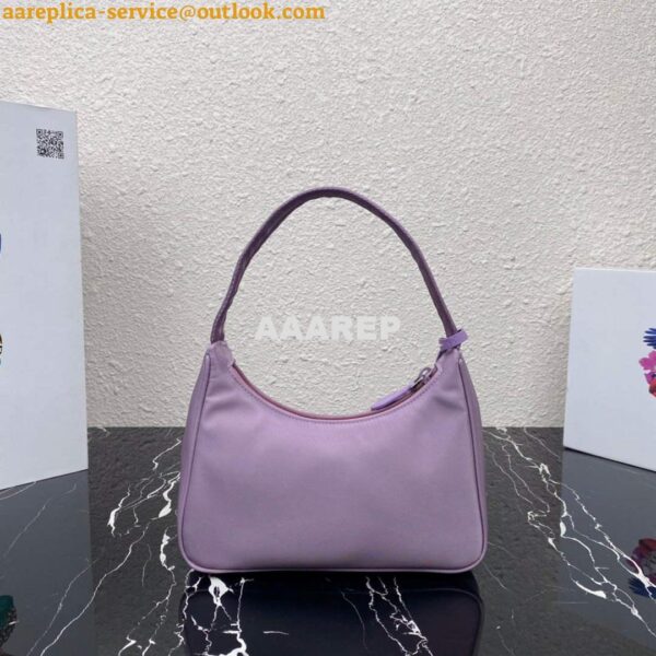 Replica Prada 1NE515 Re-Nylon Re-Edition 2000 mini-bag Purple