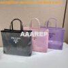 Replica Prada Shearling mini-bag 1BC204 Orchid Pink 2