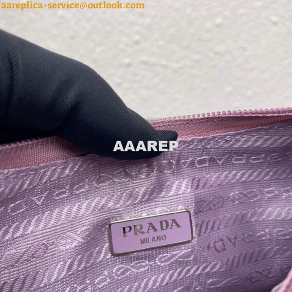 Replica Prada 1NE515 Re-Nylon Re-Edition 2000 mini-bag Purple 8