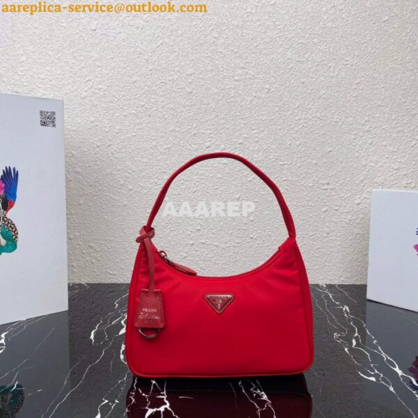 Replica Prada 1NE515 Re-Nylon Re-Edition 2000 mini-bag Red 7