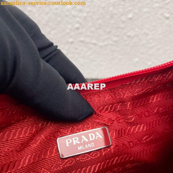 Replica Prada 1NE515 Re-Nylon Re-Edition 2000 mini-bag Red 8