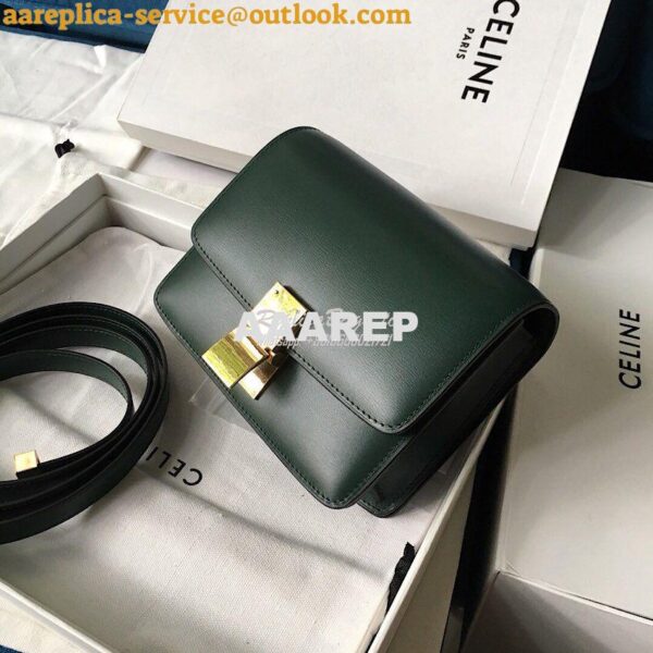 Replica Celine Classic Box Bag in Smooth Calfskin Amazone 9