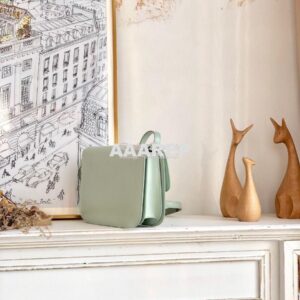 Replica Celine Classic Box Bag in Smooth Calfskin Baby Green 2