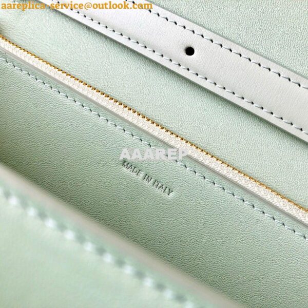 Replica Celine Classic Box Bag in Smooth Calfskin Baby Green 11