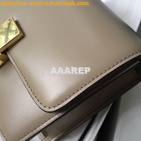 Replica Celine Classic Box Bag in Smooth Calfskin Beige 11