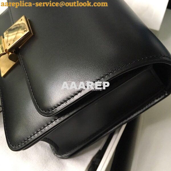 Replica Celine Classic Box Bag in Smooth Calfskin Black 10