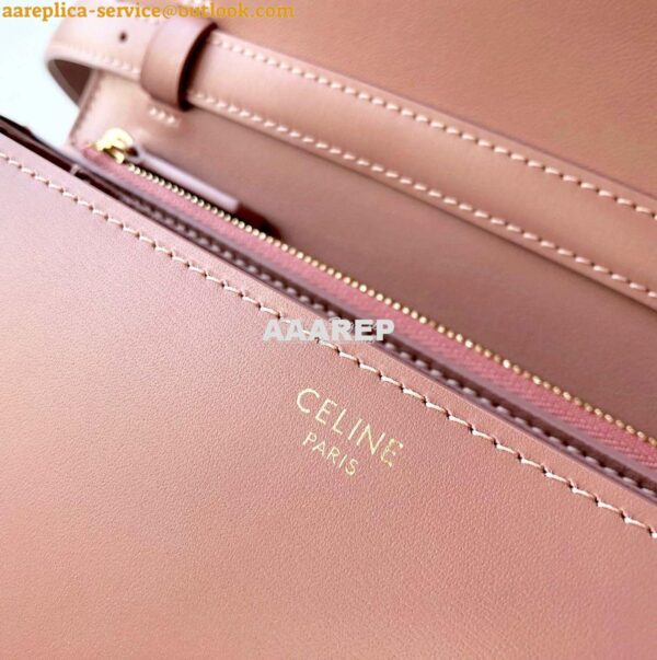 Replica Celine Classic Box Bag in Smooth Calfskin Blush 10