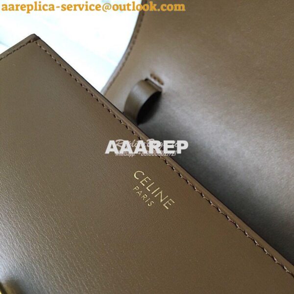 Replica Celine Classic Box Bag in Smooth Calfskin Camel 12