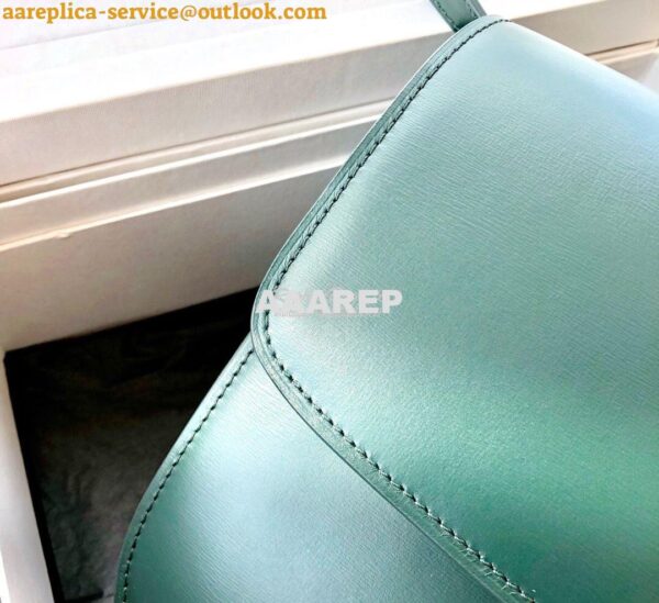 Replica Celine Classic Box Bag in Smooth Calfskin Dark Green 7