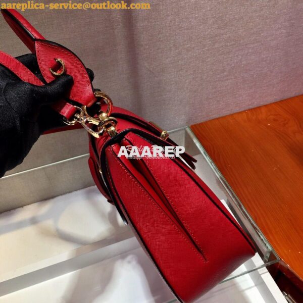 Replica Prada Sidonie Medium Bag 1BN005 Red 7