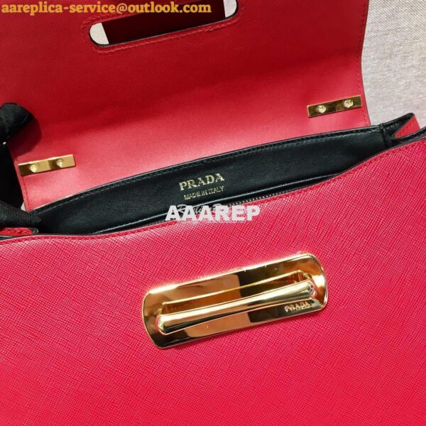 Replica Prada Sidonie Medium Bag 1BN005 Red 8