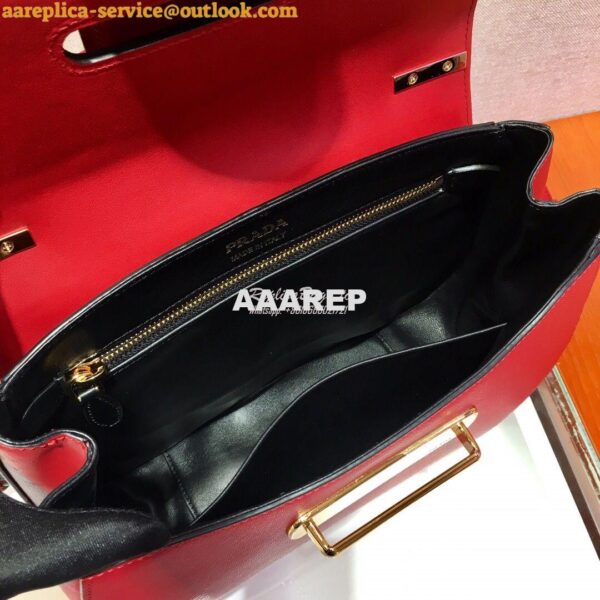 Replica Prada Sidonie Medium Bag 1BN005 Red 9