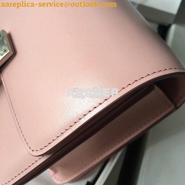 Replica Celine Classic Box Bag in Smooth Calfskin Light Pink 3